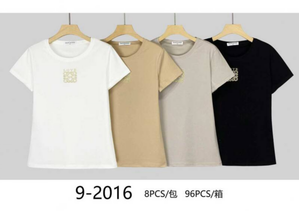 Bluzki damskie Roz Standard, Mix Kolor Paczka 8 szt